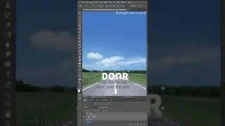 Road text effect