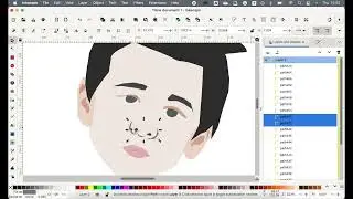 (INKSCAPE) MEMBUAT KARTUN DENGAN TRACING FOTO, belajar grafis untuk PAUD