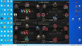 ПокерОК кеш с нл2-5 за 4дня/ день 3ий ч1/ Игра против рыбы