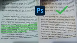 Clean Book Pages with Photoshop