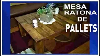 mesa ratona de pallets #diy #amazing