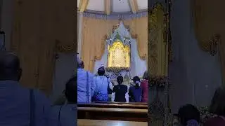 The Singing of the Salve Regina during the descent of the Virgin of the Rosary - La Naval de Manila