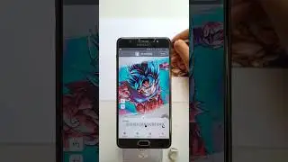 How to Trace Goku Blue Using AR Drawing App 😁😁