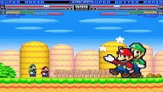 Super Mario & Super Luigi vs Super Better Mario & Super Better Luigi MUGEN Battle!!! Happy New Year!