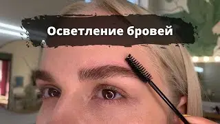 Осветление бровей красителем SHIK (Поэтапный видео урок)