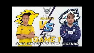 ONIC ESPORTS VS EVOS LEGENDS GAME 1 LOWER BRACKET  MPL ID SEASON 8 PLAYOFFS DAY 4