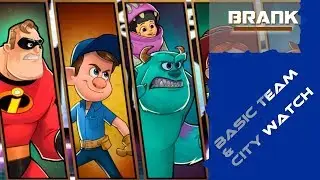 Disney Heroes Battle Mode - Basic Team Builds and City Watch