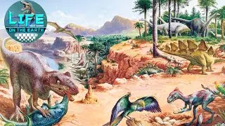 Поздний Юрский период Анхизавр, Компсогнат, Дриозавр Life on Earth неработающая эволюция