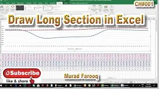 How to Draw Long Section in Excel 