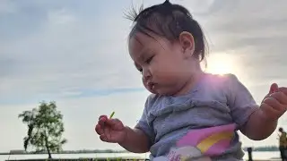 enjoying the weather | camp chestermere | free activities for families | happy | grateful