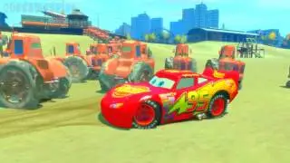 Lightning McQueen and Disney cars Tractor Part 1 HD
