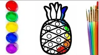 How To Draw A Pineapple Step By Step🍍 Pineapple Drawing Easy