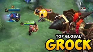 Moskov Auto Kena Mental Kombinasi Grock & Johnson Hantam Musuh Top Global Grock Mobile Legends