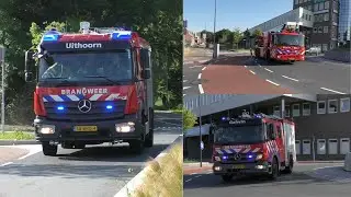 Brandweer Uithoorn [13-5332 13-9232 ] en Brandweer Mijdrecht [09-1351]met spoed naar een Woningbrand