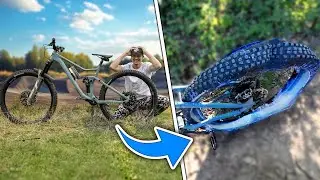 J'arrache mon nouveau Vtt dans un virage...
