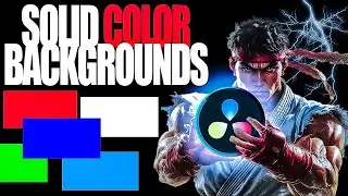 How To Get a Solid Color Background in Davinci Resolve (EASY)