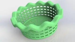 Creo Parametric: Plastic Basket
