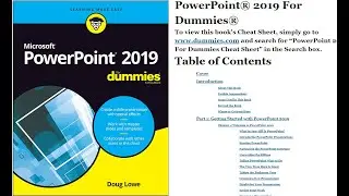 PowerPoint For Dummies 2019 Summary Tutorial