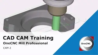 Applying Tool Paths in OneCNC Mill Professional | OneCNC CAD CAM Training - CAM Training 2