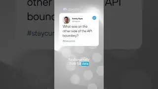 Exploring the Other Side of the API Boundary #dataengineering #opensource