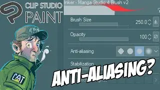 What is Anti-Aliasing? CLIP STUDIO PAINT TIPS and TUTORIALS