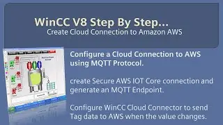 WinCC v8.0 Step By Step 29: Create WinCC Connection to Cloud ☁️💽 #winccguru #mqtt #aws