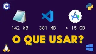 O QUE USAR PRA PROGRAMAR? Editores de texto, de código e IDEs - de 1943 a 2024