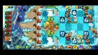 Why sometime it's easy Frostbite Caves - Level 12 | Plants vs Zombies 2 | #gameplay #viral #trending