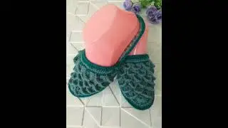 Домашние тапочки крючком/Тапочки своими руками