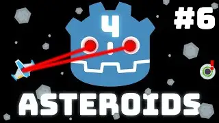 Godot 4 Asteroids Tutorial #6 - Parallax Star Field Using Godot's Particle System