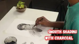 how I do smooth shading on charcoal  | akshay kumar |