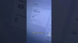 Showing my sales in 