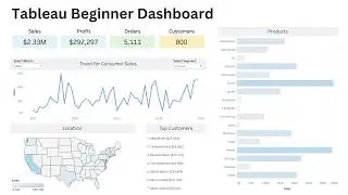 Tableau Tutorial for Beginners – Build a Dashboard in 20 Minutes (Step-by-Step & Simple!)