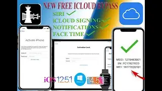 NEW MEID/GSM With Sim/Calls on Windows| iCloud Bypass Meid Windows SIM/Signal Fix iOS 14.6/12.5.3
