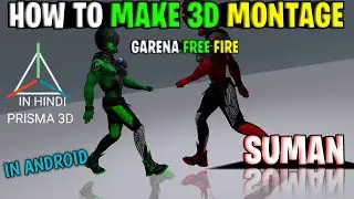 how to create free fire 3D model and animation 