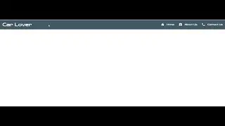 Add navbar using html & css