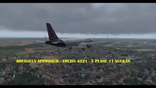 Brussels Approach - Toliss A321 IAE Mod - X Plane 11.50 Vulkan