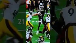 PITT TJ WATT offsides before Strip Sack #nfl #nike #viralshort #shorts