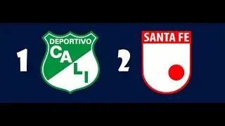 Independiente Santa Fe 2 Deportivo Cali 1 | Torneo ESPN | Resumen HD