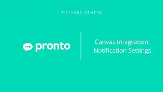 Canvas Integration: Notification Settings