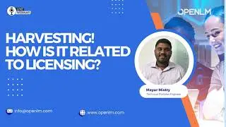 Harvesting! How is it related to Licensing