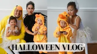 VLOG: Halloween 2022 - Swan Lake Family and Layton's First Time Trick or Treating | SAHM VLOG