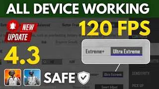 120 Fps In Pubg & Bgmi – All Device Working 100% | 4.3 UPDATE | Fps Unlocker