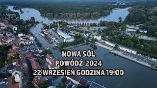 Nowa Sól chwilę przed falą kulminacyjną