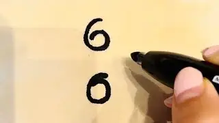 How to Draw a Baby from Number 66 Very Easy