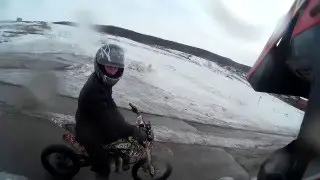 Катаемся по первому асфальту на kayo, patron'e и stels'e