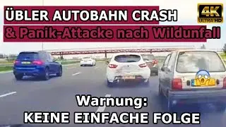 BMW M4 DRÄNGELT - CRASH auf AB & Panik-Attacke am Steuer  – Dashcams in 4k