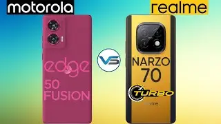 Realme Narzo 70 Turbo 5G VS Moto Edge 50 Fusion 5G | Moto Edge 50 Fusion  VS Realme Narzo 70 Turbo