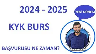 2024-2025 KYK BURS BAŞVURULARI BAŞLADI MI? KYK BURS BAŞVURUSU NE ZAMAN?BURS BAŞVURUSU NASIL YAPILIR?