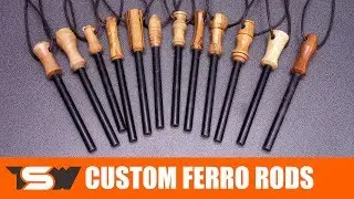 Production Woodturning: Making 12 Custom Ferro Rods